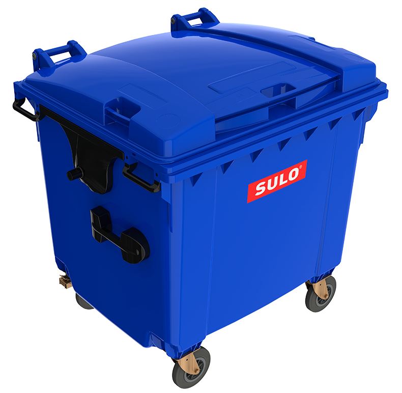 Mülltonne 1100 Liter - blau